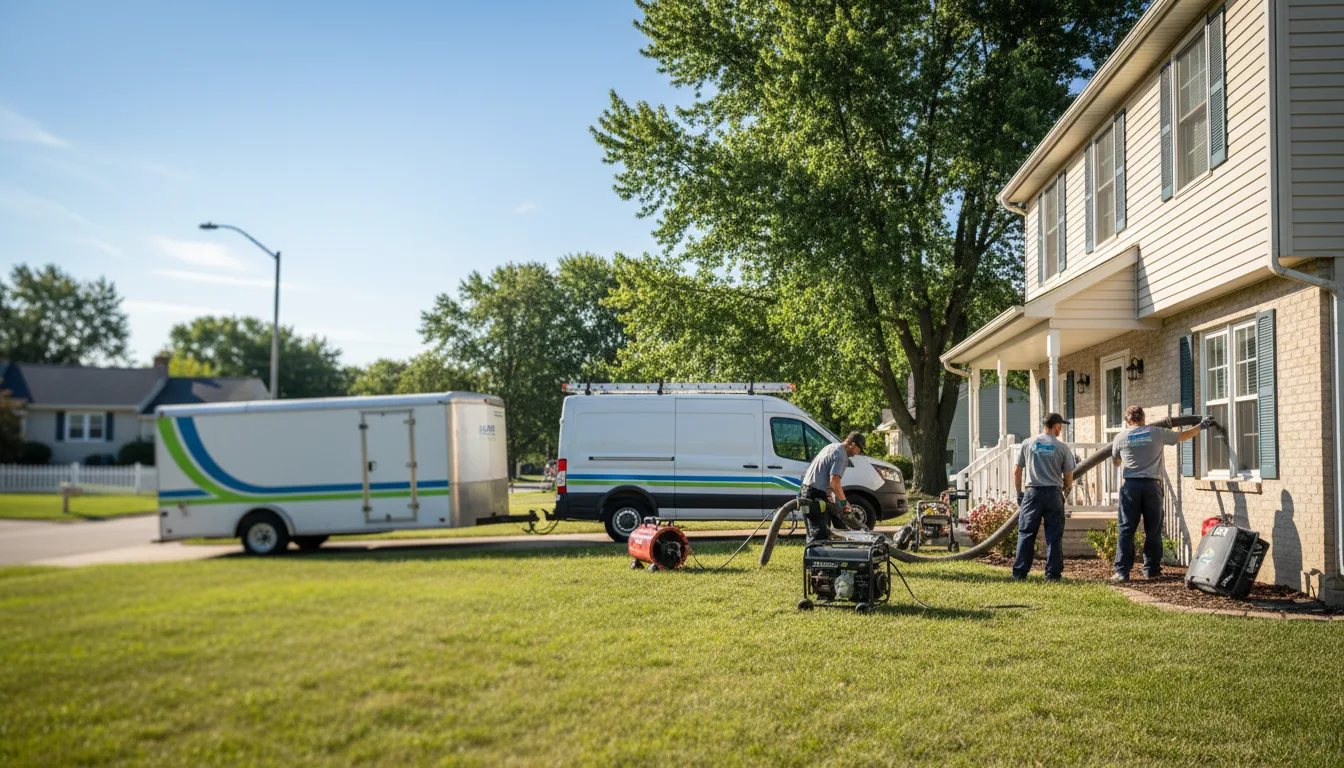 Flooded Basement Restoration And Cleanup With Repair in North Robinson, OH near me